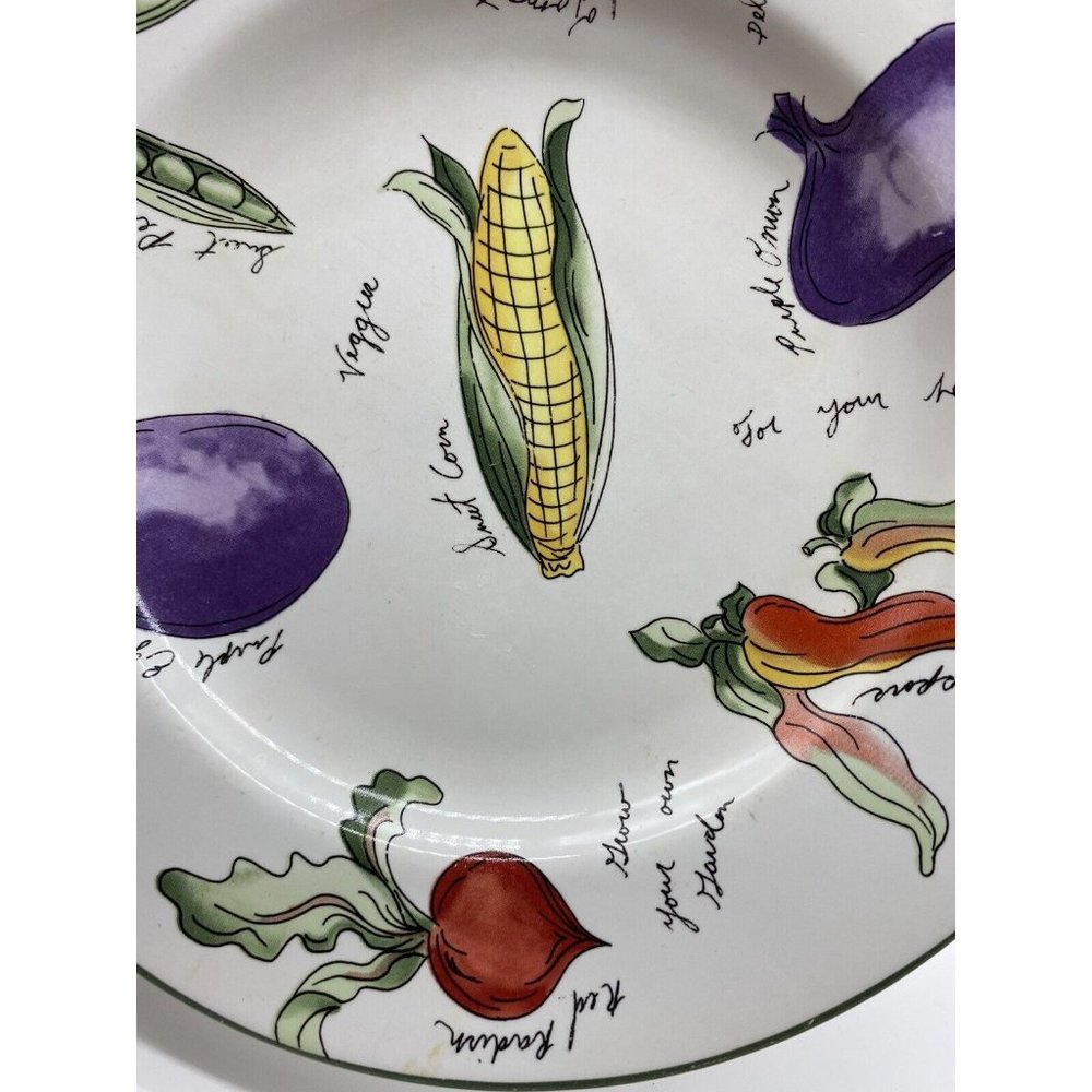 Garden Delight By Furio Serving Plate 8" - Picture 5 of 8